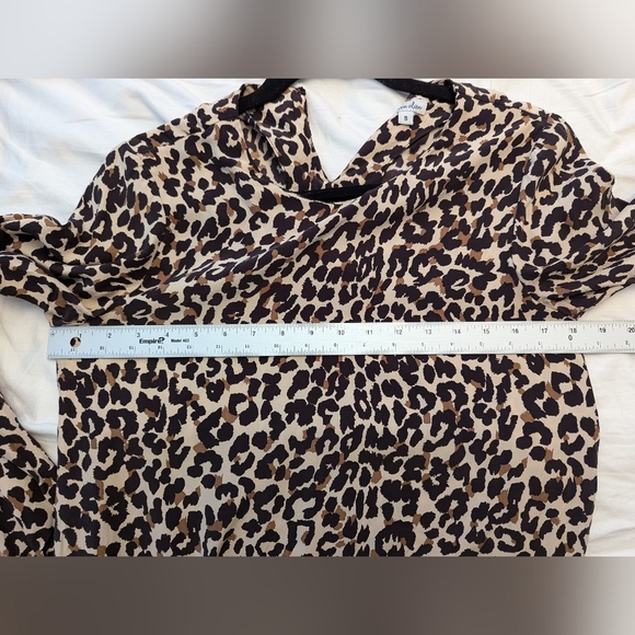 Steven Alan leopard print silk blouse, size S - Picture 8 of 9